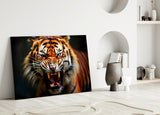 Tiger Glass Wall Art