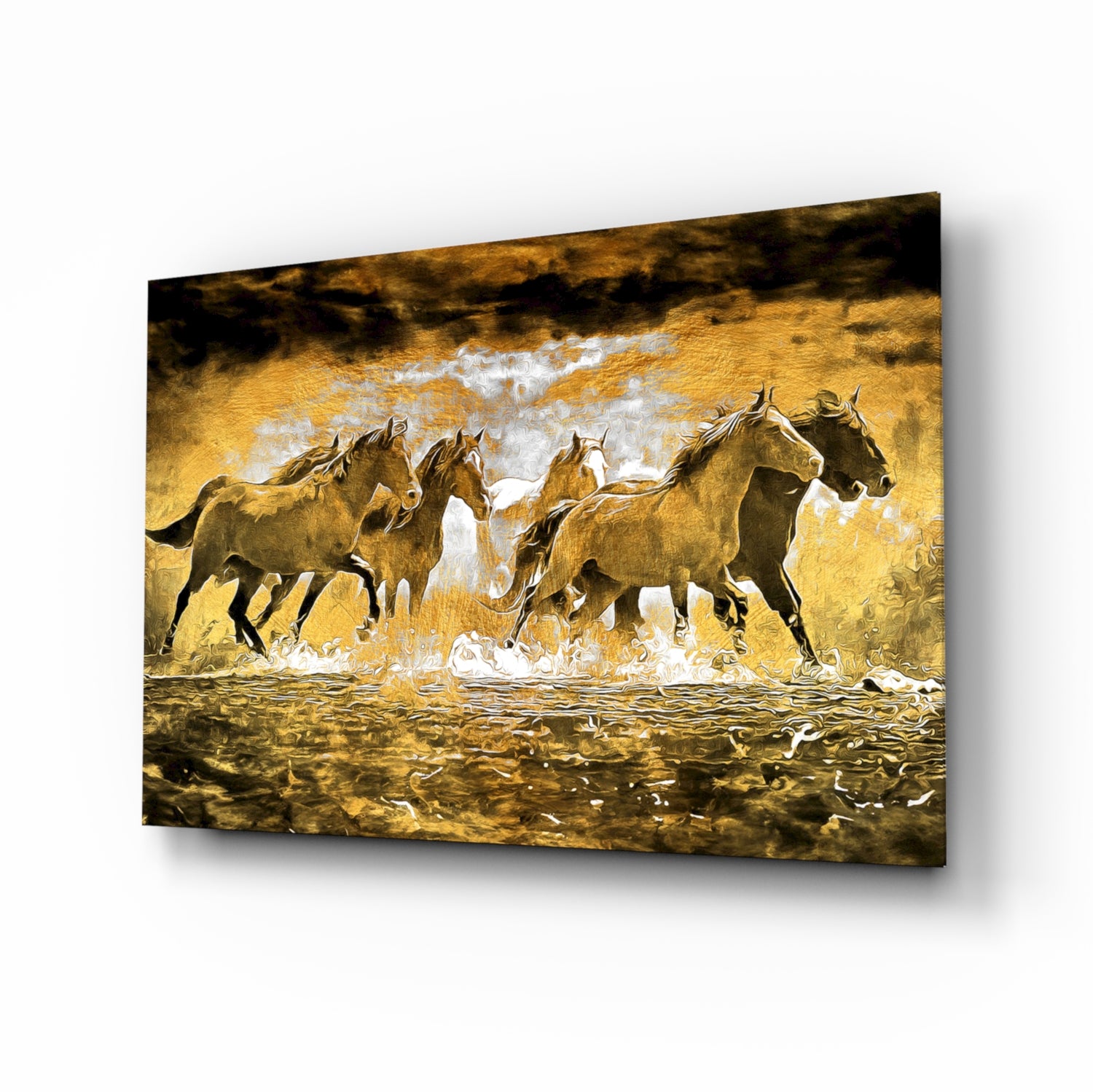 Horse Art Glass Wall Art