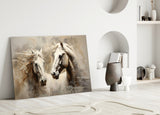 Horse Art Glass Wall Art