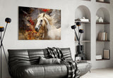 Horse Art Glass Wall Art