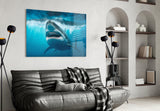 Shark Glass Wall Art