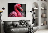 Flamingo Glass Wall Art