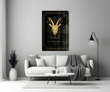 Capricorn Glass Wall Art