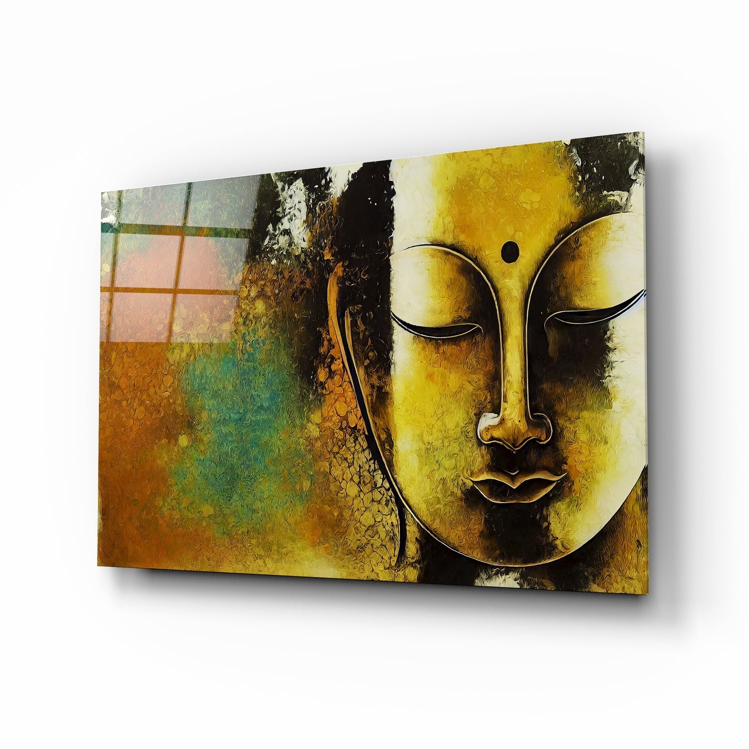 Buddha Glass Wall Art  || Designer Collection | Insigne Art Design