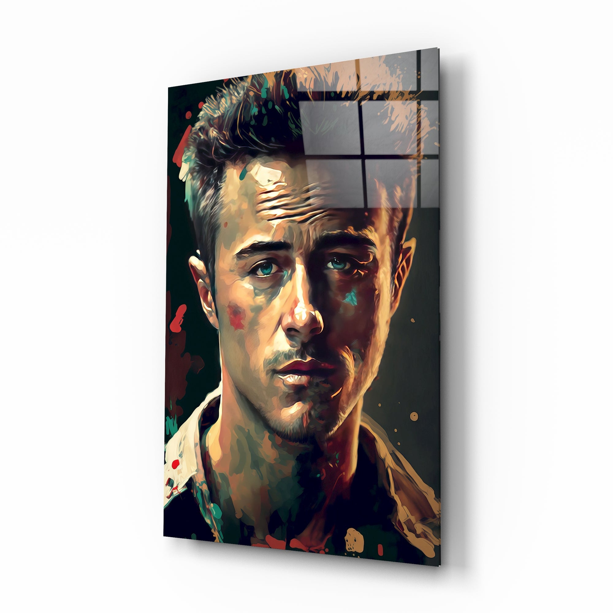 Fight Club - Norton Glass Wall Art  || Designers Collection