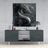 Dragon's Roar Glass Wall Art  || Designers Collection - Insigne Art 