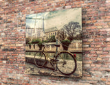 Bicycle Glass Wall Art