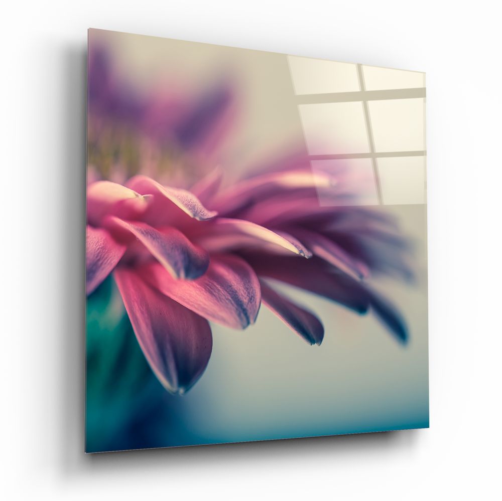 Flower Glass Wall Art