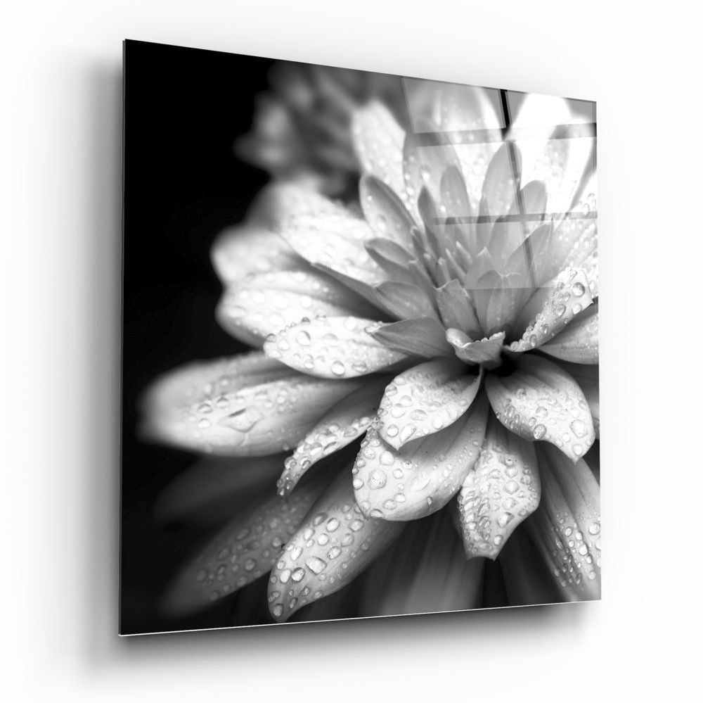 Flower Glass Wall Art