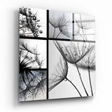 Flower Glass Wall Art