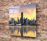 City Glass Wall Art