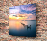 Sunset Glass Wall Art