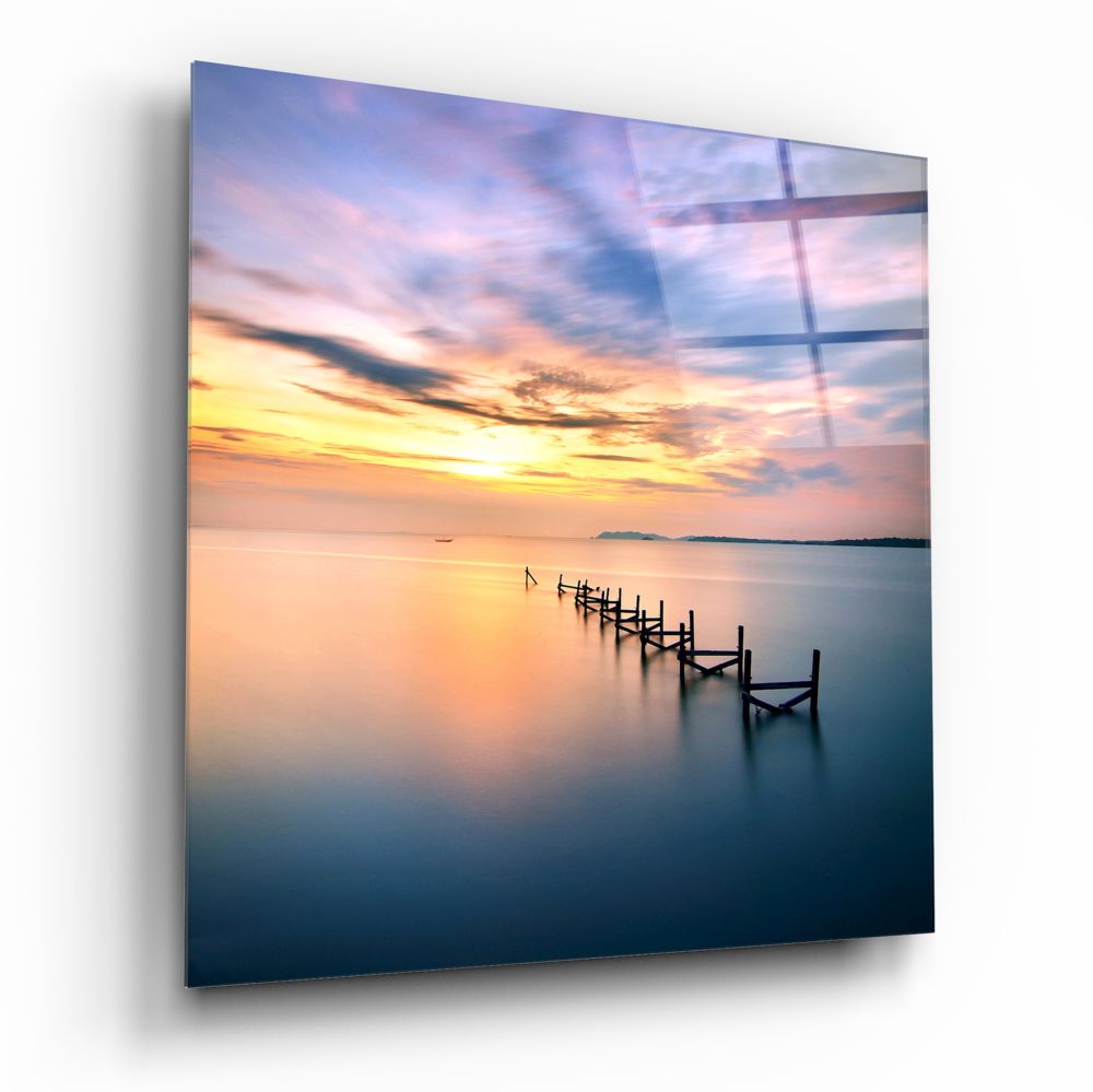 Sunset Glass Wall Art