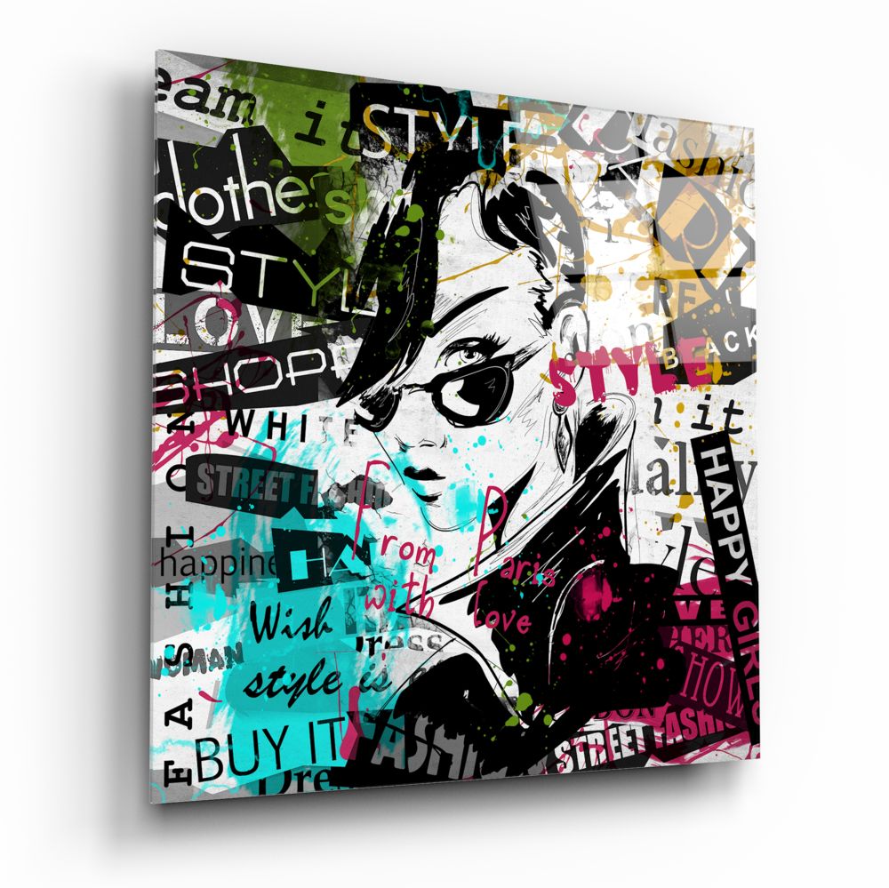 Fashion Glass Wall Art