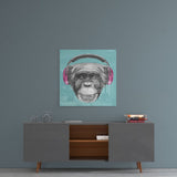 Monkey Glass Wall Art