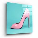 Heeled Shoes Glass Wall Art