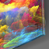 Color Explosion Glass Wall Art