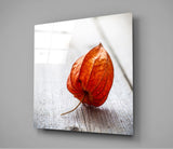 Dry Leaf Glass Wall Art