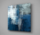 Blue Touch Glass Wall Art