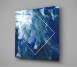 Pouring Clouds Glass Wall Art