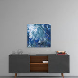 Pouring Clouds Glass Wall Art