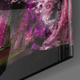 Flowing Colors Glass Wall Art