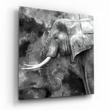 Elephant Glass Wall Art | Insigne Art Design