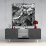 Elephant Glass Wall Art | Insigne Art Design