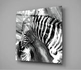 Zebra Glass Wall Art | Insigne Art Design