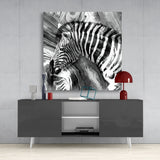 Zebra Glass Wall Art | Insigne Art Design