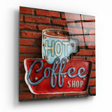 Hot Coffee Glass Wall Art | Insigne Art Design