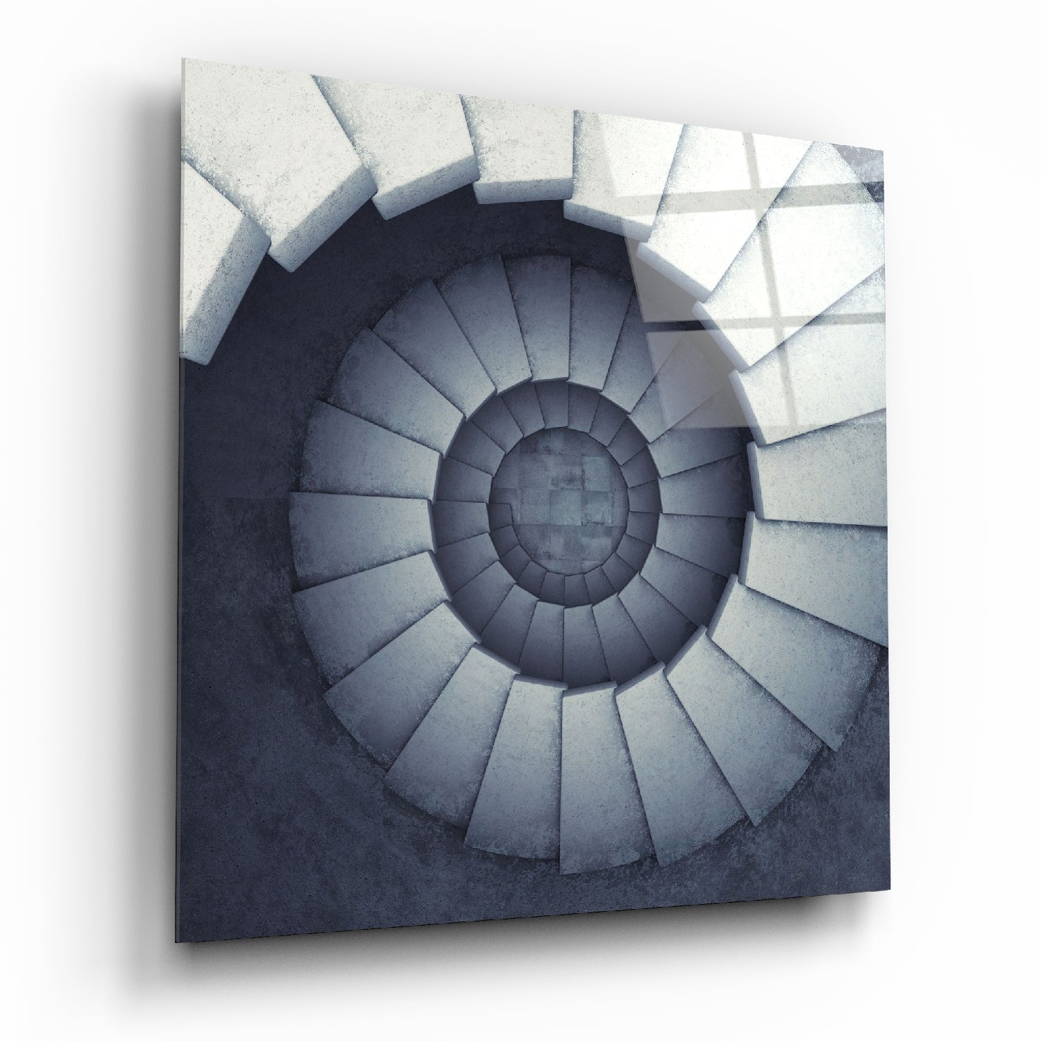 Endless Stairs Glass Wall Art | Insigne Art Design