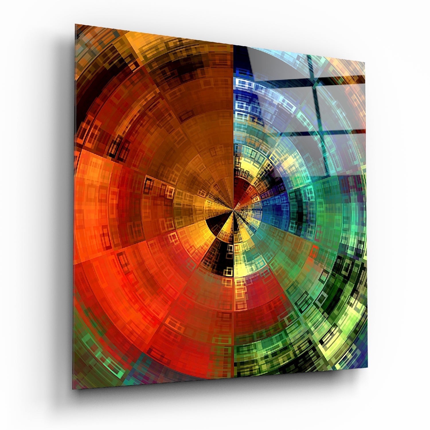 Color Wheel Glass Wall Art | Insigne Art Design