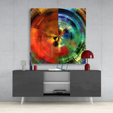 Color Wheel Glass Wall Art | Insigne Art Design