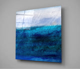 Shades of Blue Glass Wall Art | Insigne Art Design