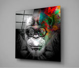 Wise Monkey Glass Wall Art | Insigne Art Design