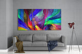 Dance of Colors Mega Glass Wall Art | Insigne Art Design