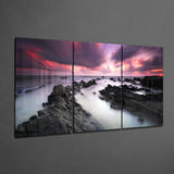 Foggy Sea Mega Glass Wall Art | Insigne Art Design