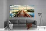 Pier Mega Glass Wall Art | Insigne Art Design