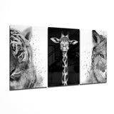 Animals Mega Glass Wall Art | Insigne Art Design