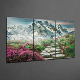 Path Road Mega Glass Wall Art | Insigne Art Design