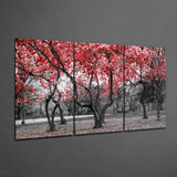 Spring Trees Mega Glass Wall Art | Insigne Art Design