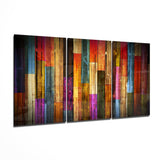 Painted Wood Mega Glass Wall Art | Insigne Art Design