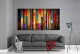 Painted Wood Mega Glass Wall Art | Insigne Art Design