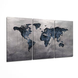 World Map Mega Glass Wall Art | Insigne Art Design