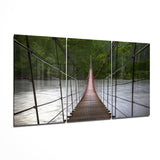 Suspension Bridge Mega Glass Wall Art | Insigne Art Design