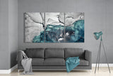 Abstract Shapes 1 Glass Wall Art | Insigne Art Design