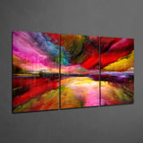 Magic Colors Glass Wall Art | Insigne Art Design