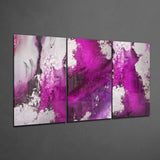 Fuchsia Glass Mega Wall Art | Insigne Art Design