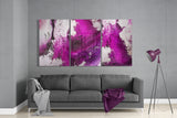 Fuchsia Glass Mega Wall Art | Insigne Art Design